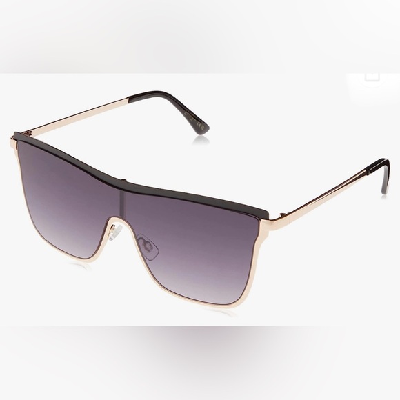 Jesscia Simpson J6100 Chic Metal UV Protective Square Shield Sunglasses new‎ - Picture 1 of 7